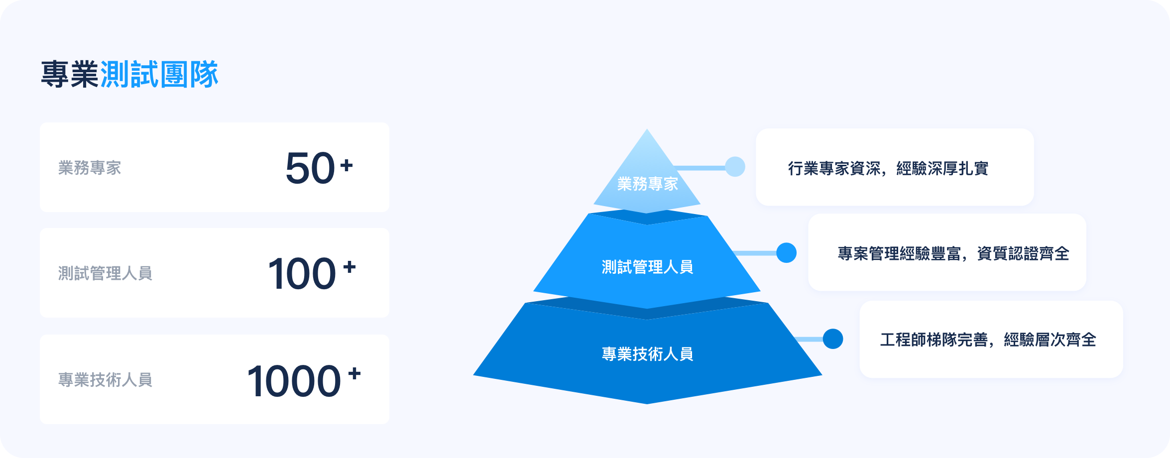 專業測試團隊